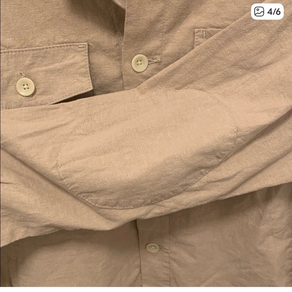 Ag Adriano Goldschmied Men's Tan Shirt Jacket - Picture 9 of 9